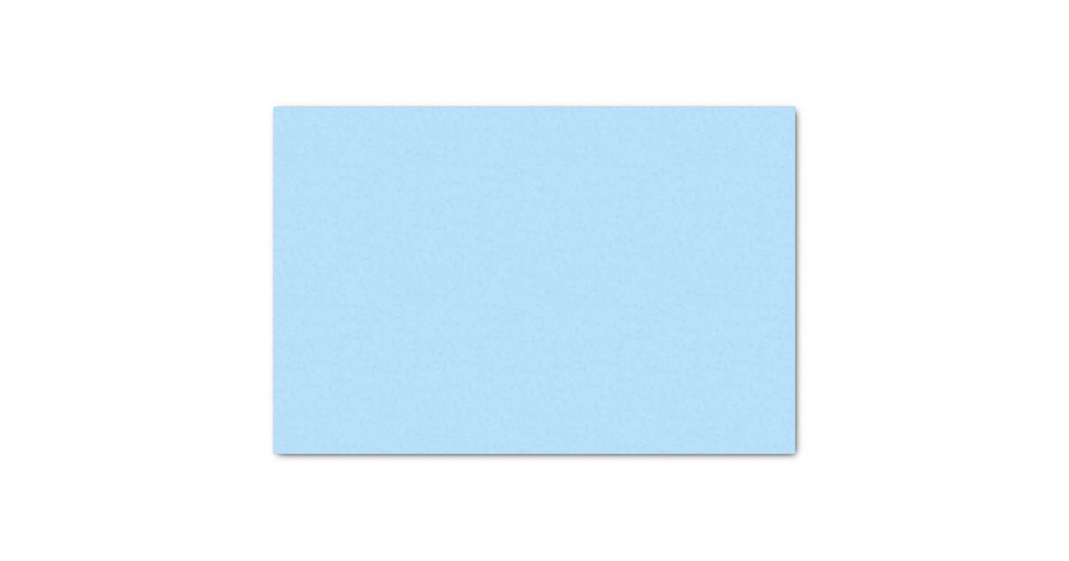 Plain Baby Blue Solid Color Tissue Paper Zazzle