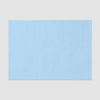 Plain Baby Blue Solid Color Tissue Paper