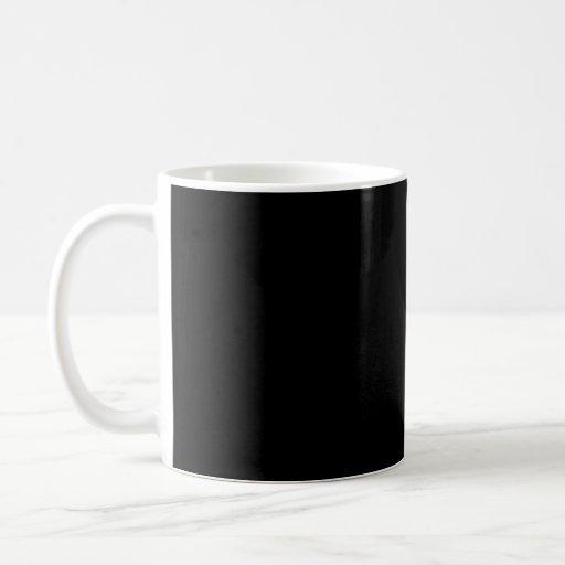 Plain Black Background Coffee Mug | Zazzle