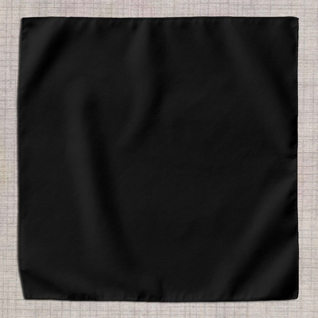 Plain Black Bandana / Customise (Creator Uploaded)