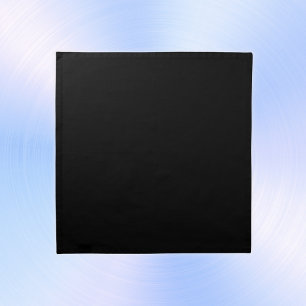 Plain Black   Cloth Napkin