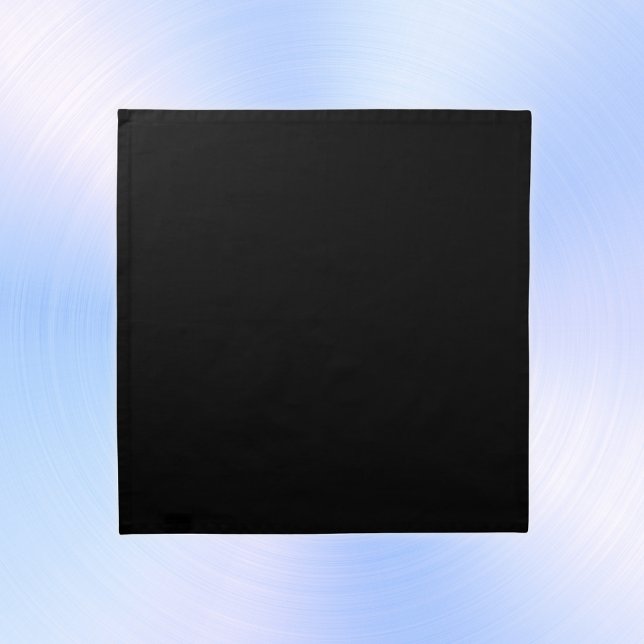 Plain Black | Cloth Napkin (Creator Uploaded)