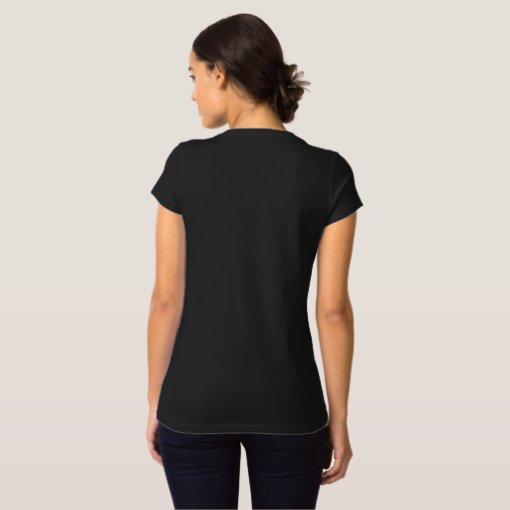 Plain black t-shirt for women, ladies | Zazzle