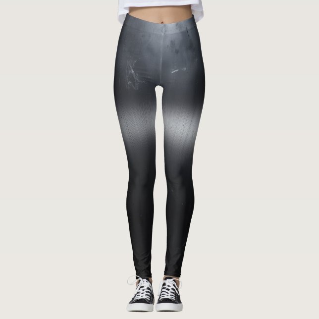 Plain Black Women Leggings –  EverydayComfort (Front)