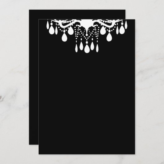 Plain Blank Black Grand Ballroom (Front/Back)