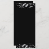 Plain Blank Silvery Ribbons (Front/Back)