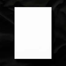 Plain Blank White 5" x 7" Semi-Gloss Wedding