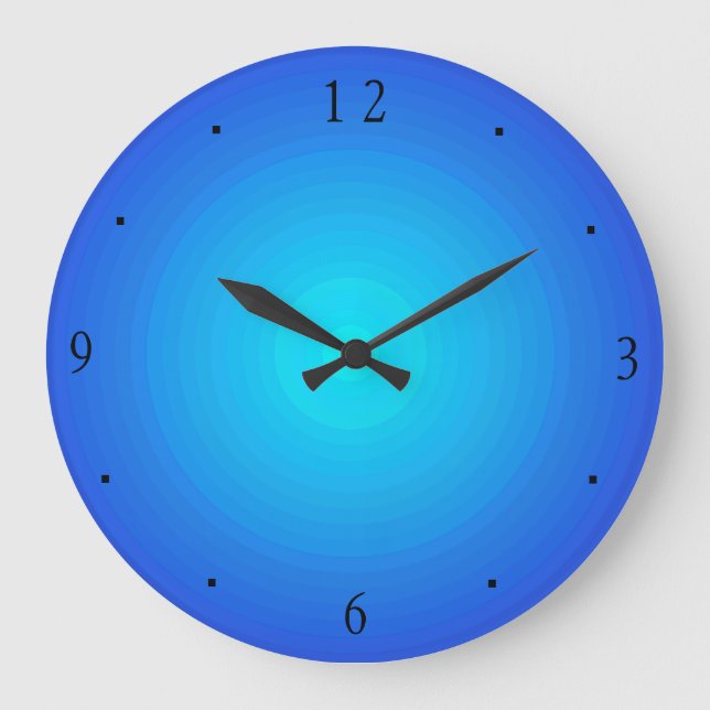 Plain Blue/Aqua > Kitchen Clocks (Front)