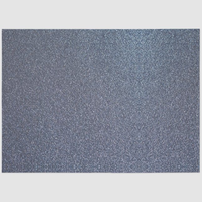 Plain blue glitter tissue paper (Front)