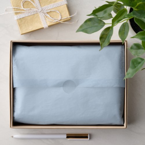 Plain Blue in a Light Tone Tissue Paper