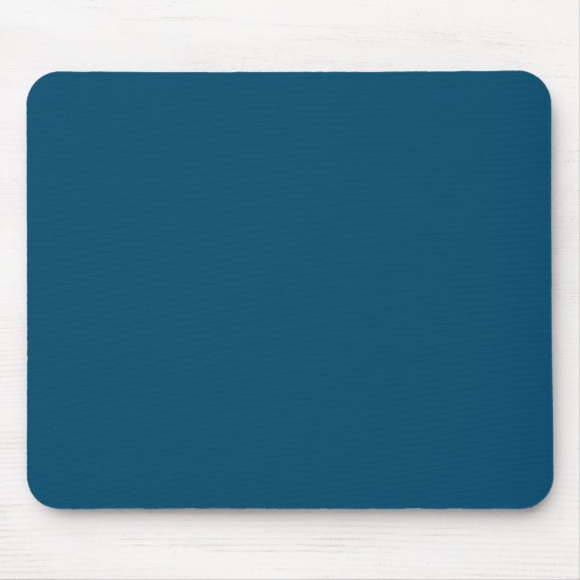 Plain Blue  Mouse Pad (Front)