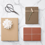 Plain Brandy Bear Rust Brown Shades 3 Tones Wrapping Paper Sheets<br><div class="desc">Discover the captivating beauty of our Brown Shades collection! Immerse yourself in the subtlety of Brandy, embrace the understated elegance of Brown Bear, and command attention with the sophistication of Brown Rust in this 3 brown tones collection. Get ready to elevate your celebrations with a touch of timeless allure using...</div>