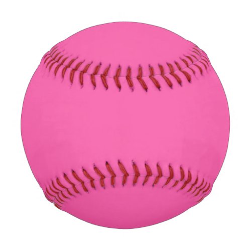 Plain bright hot pink baseball