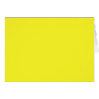 Plain Bright Yellow color Cards