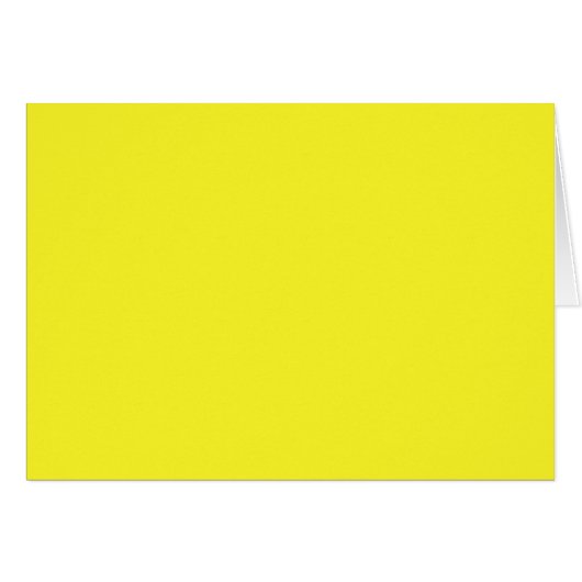 Plain Bright Yellow  color Cards (Front Horizontal)