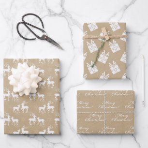 Plain Brown Paper With Christmas Designs