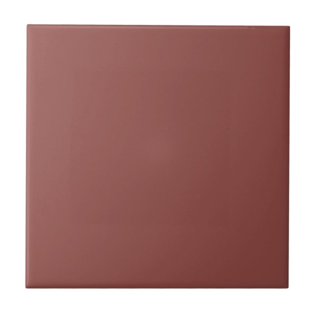 Plain Brown Solid Color Ceramic Tile (Front)