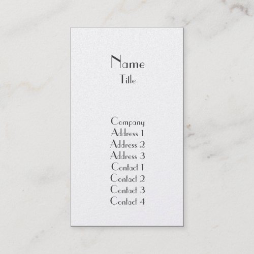 Plain - Business Business Card