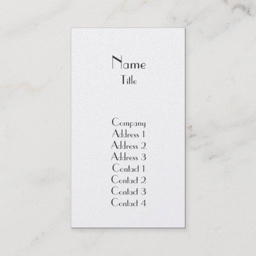 Customizable Plain - Business Business Card