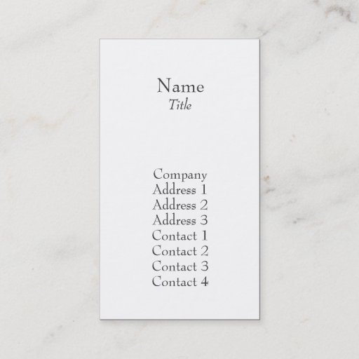 Customizable Plain - Business Business Card