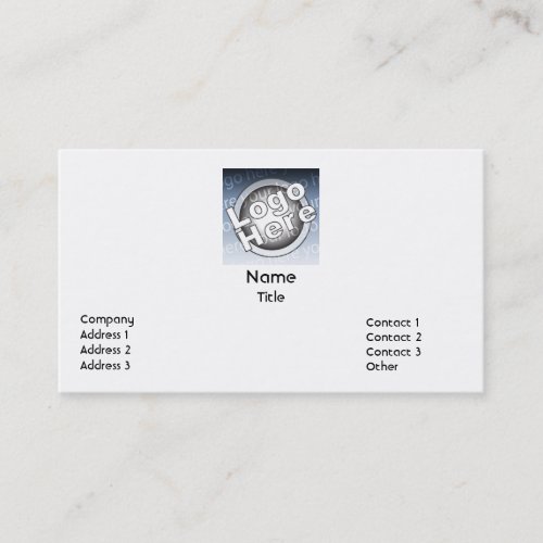 Plain Business Business Card