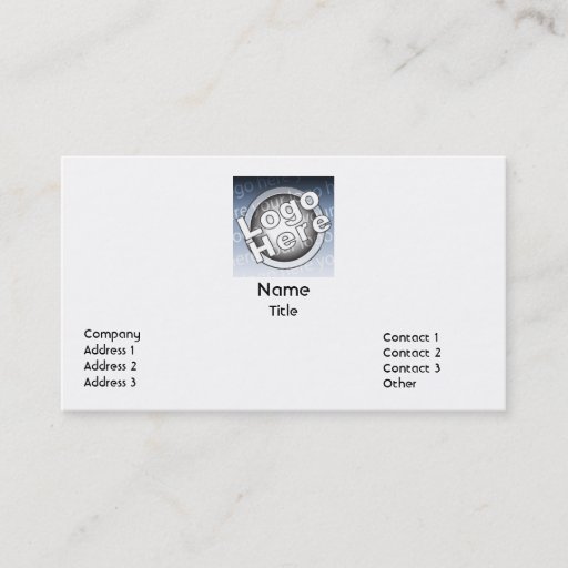 Customizable Plain Business Business Card