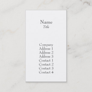 Plain - Business Card
