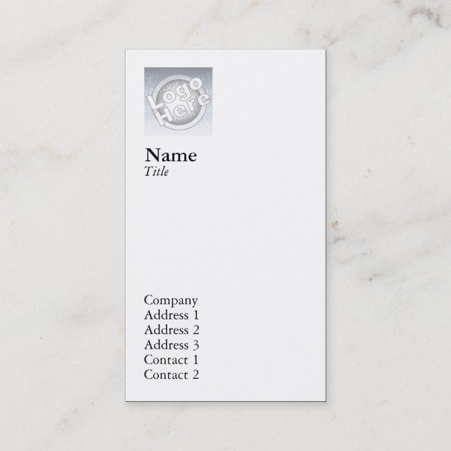 Plain - Business Card (Front)