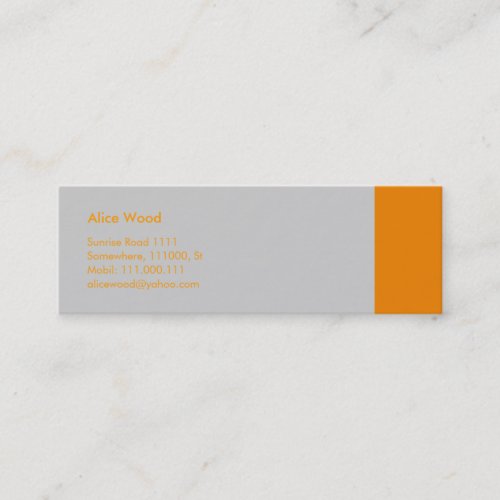 Plain Business Card