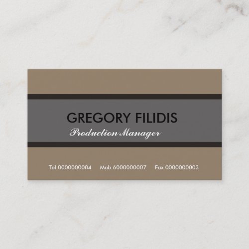 Plain Business Cards