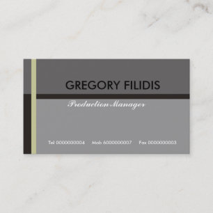 Plain Business Cards