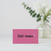 Plain businesscards business card (Standing Front)