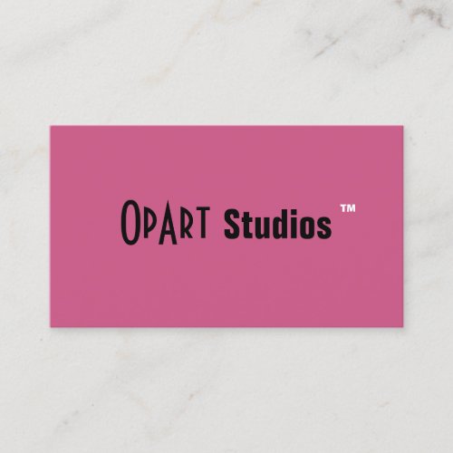 Plain businesscards business card