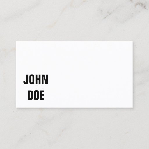 Customizable Plain businesscards business card templates