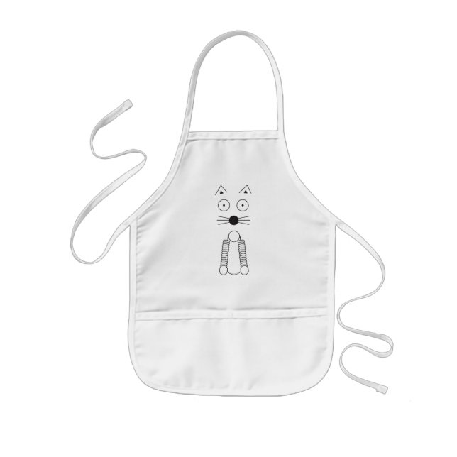 Plain CAT Kids' Apron (Front)