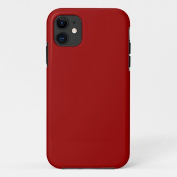 Plain Cherry Red Color Iphone 5 Case-mate Case by RossiCards at Zazzle