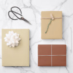 Plain Chocolate Birdseed Brown Shades 3 Tones Wrapping Paper Sheets<br><div class="desc">Discover the captivating beauty of our Brown Shades collection! Immerse yourself in the subtlety of Beeswax, embrace the understated elegance of Birdseed, and command attention with the sophistication of Bitter Chocolate in this 3 brown tones collection. Get ready to elevate your celebrations with a touch of timeless allure using our...</div>