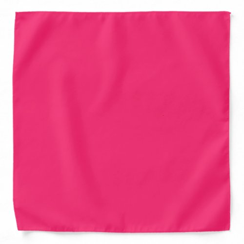 Plain color amaranth radical red pink bandana