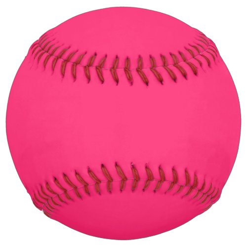 Plain color amaranth radical red pink softball