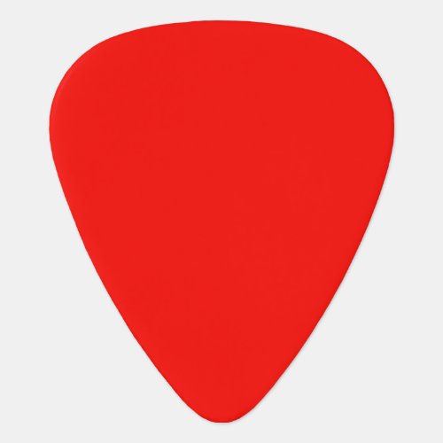 Plain color bright red candy guitar pick