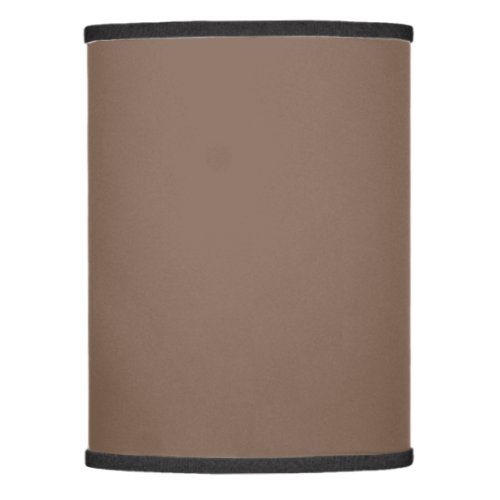 Plain color dark taupe pastel brown lamp shade