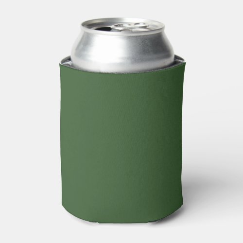 Plain color grape leaves green can cooler