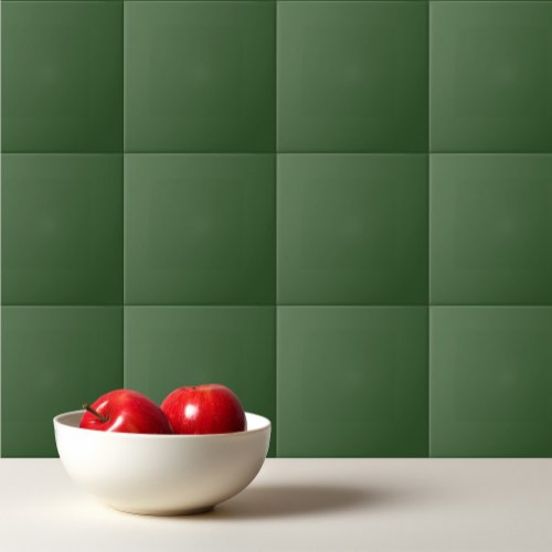 Plain color grape leaves green ceramic tile