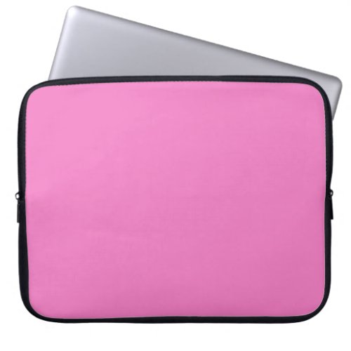 Plain color hydrangea pink laptop sleeve