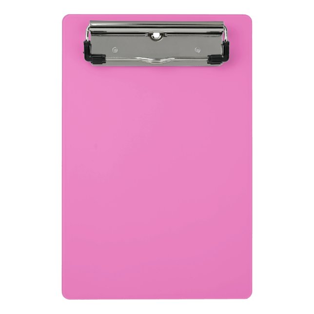 Plain color hydrangea pink mini clipboard (Front)