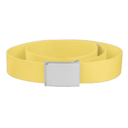 Plain color jonquil yellow belt
