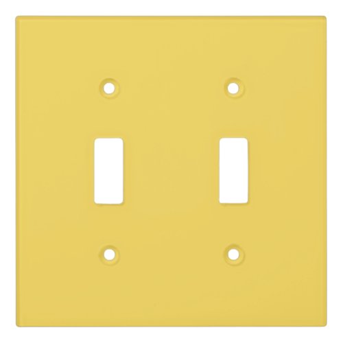 Plain color jonquil yellow light switch cover