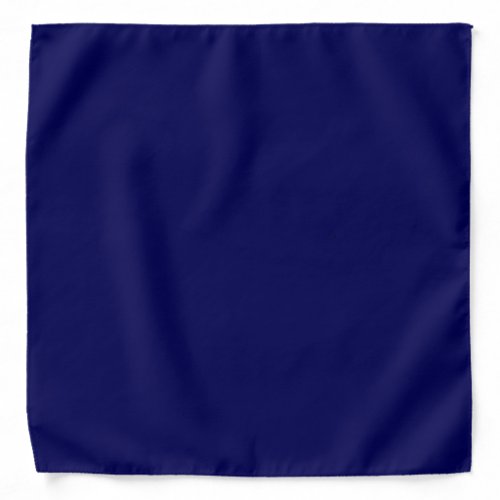 Plain color midnight blue bandana