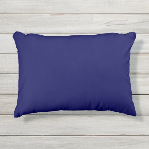 Plain color midnight blue outdoor pillow