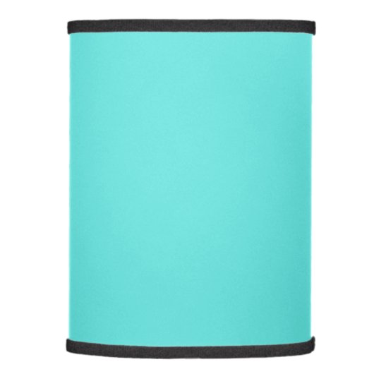 Plain color sea glass turquoise lamp shade (Right)